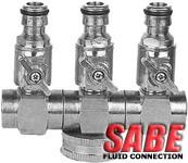 3 Ways Snap-In Connector Valve