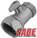 Brass In-line Garden Valve Swivel