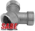 Brass Garden Hose Y Connector