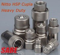 Japan Heavy Duty Design Double Shut-Off Couplers