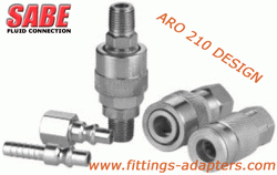 Air Hose Fittings 1/8" NPT Automatic Coupler A Style Quick Connect ARO 210 