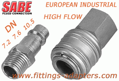 DN 7.2-10.5 European Industrial Air Quick Couplings