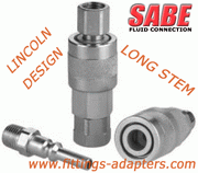 Lincoln Long-Stem Interchange Air Quick Couplings