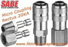 DN 2.7 European Micro Pneumatic Quick Action Coupling